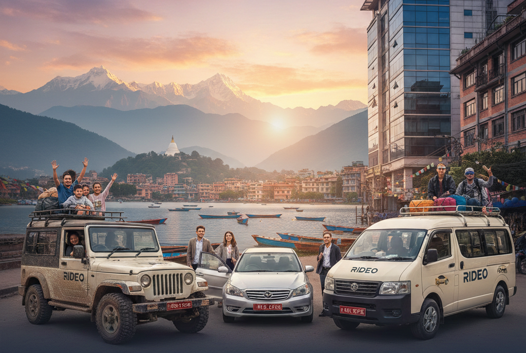 Reliable Vehicle Booking In Pokhara with Rideo